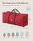 Christmas Tree Storage Bag with 1.6-Inch Wheels, Rolling Storage Bag, up to 7.5 ft, For Disassembled Holiday Tree, Length-Adjustable Handles, 600D Oxford Fabric, Cherry Red URXS004R03